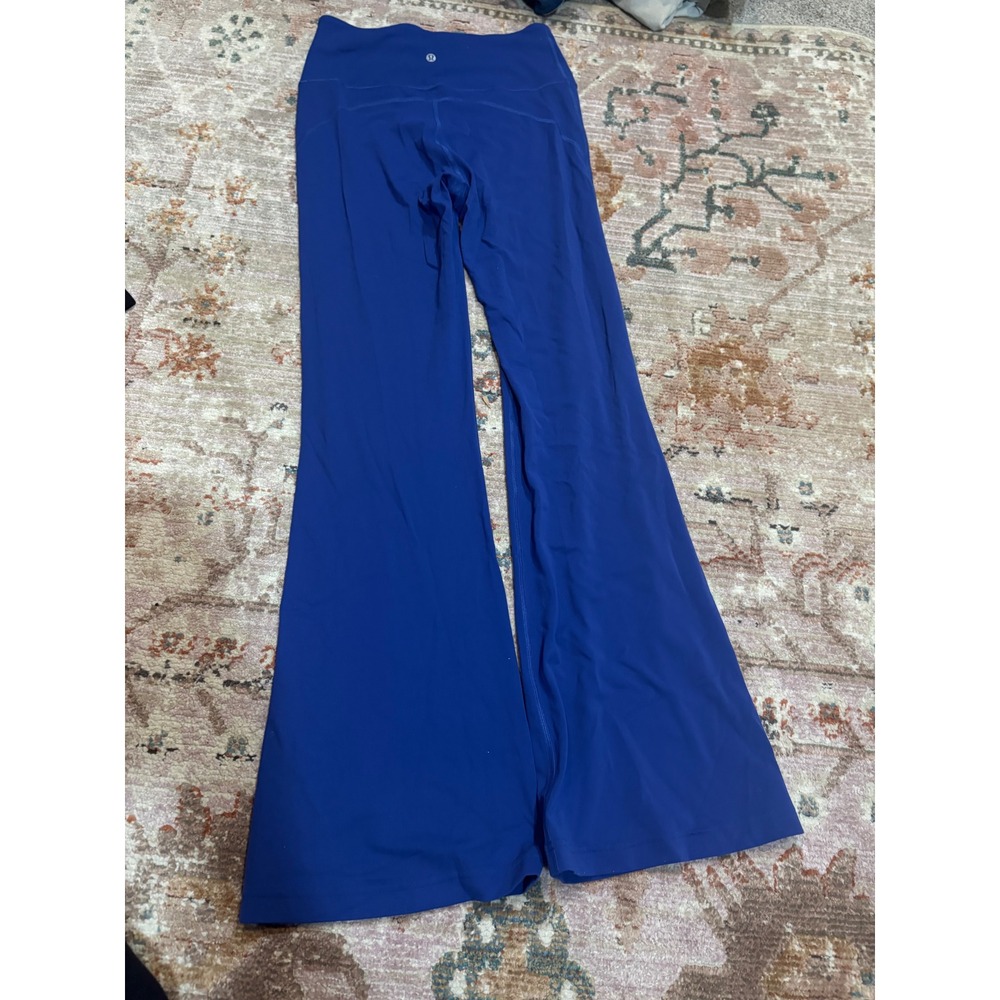 Lululemon Groove Super High Rise Flared Pant Nulu Larkspur Blue LW5FG2S Size 8 - Picture 6 of 7